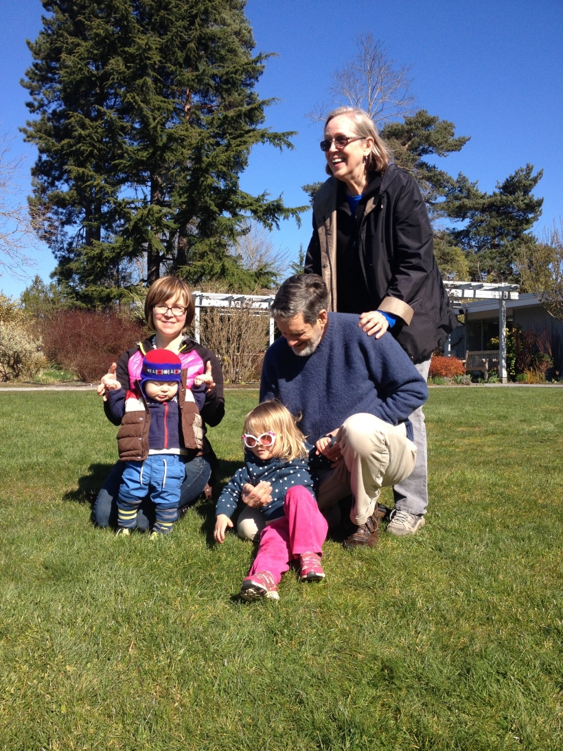 Mitchell Family in Bellevue Botanical Garden
